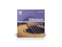 11-52 Custom Light, Phosphor Bronze Acoustic Guitar Strings 10-Pack